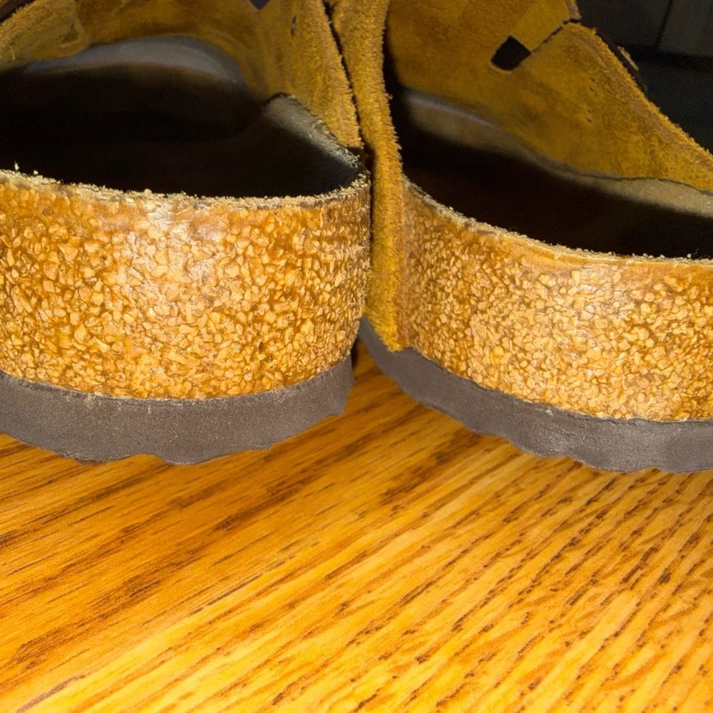 Birkenstock Boston Soft Footbed in Mink Suede 42 M9 W11 Regular